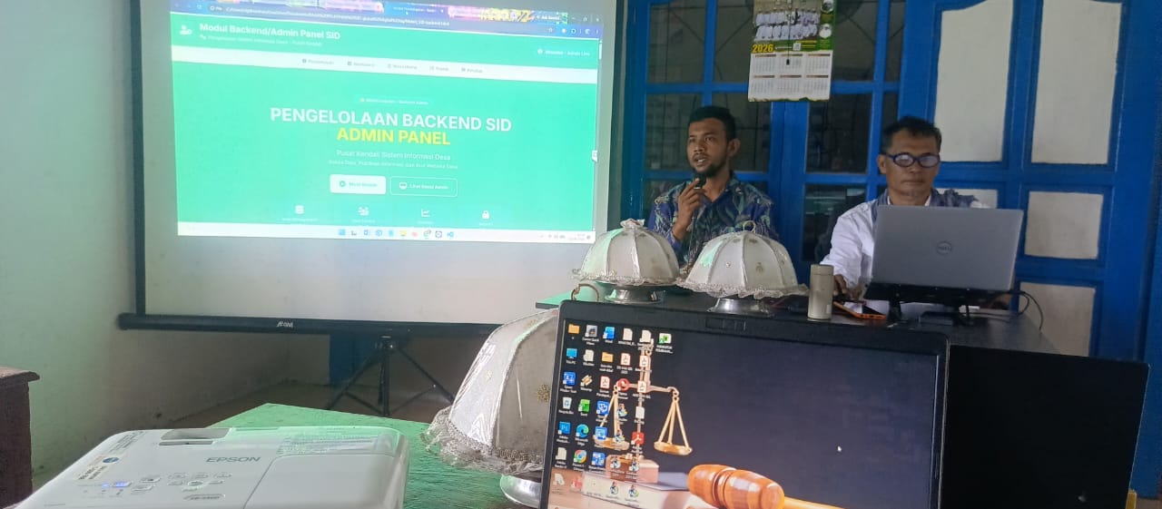 Tingkatkan Transparansi dan Tata Kelola, Desa Kasimbar Selatan Gelar Pelatihan Penginputan Data